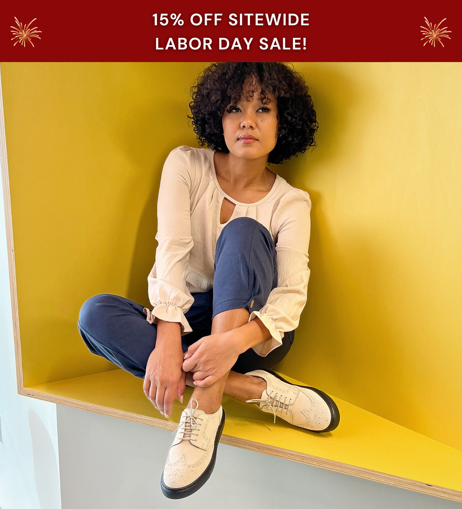 Women's Ivory Suede Wingtip Dress Sneakers - 15% off sitewide sale