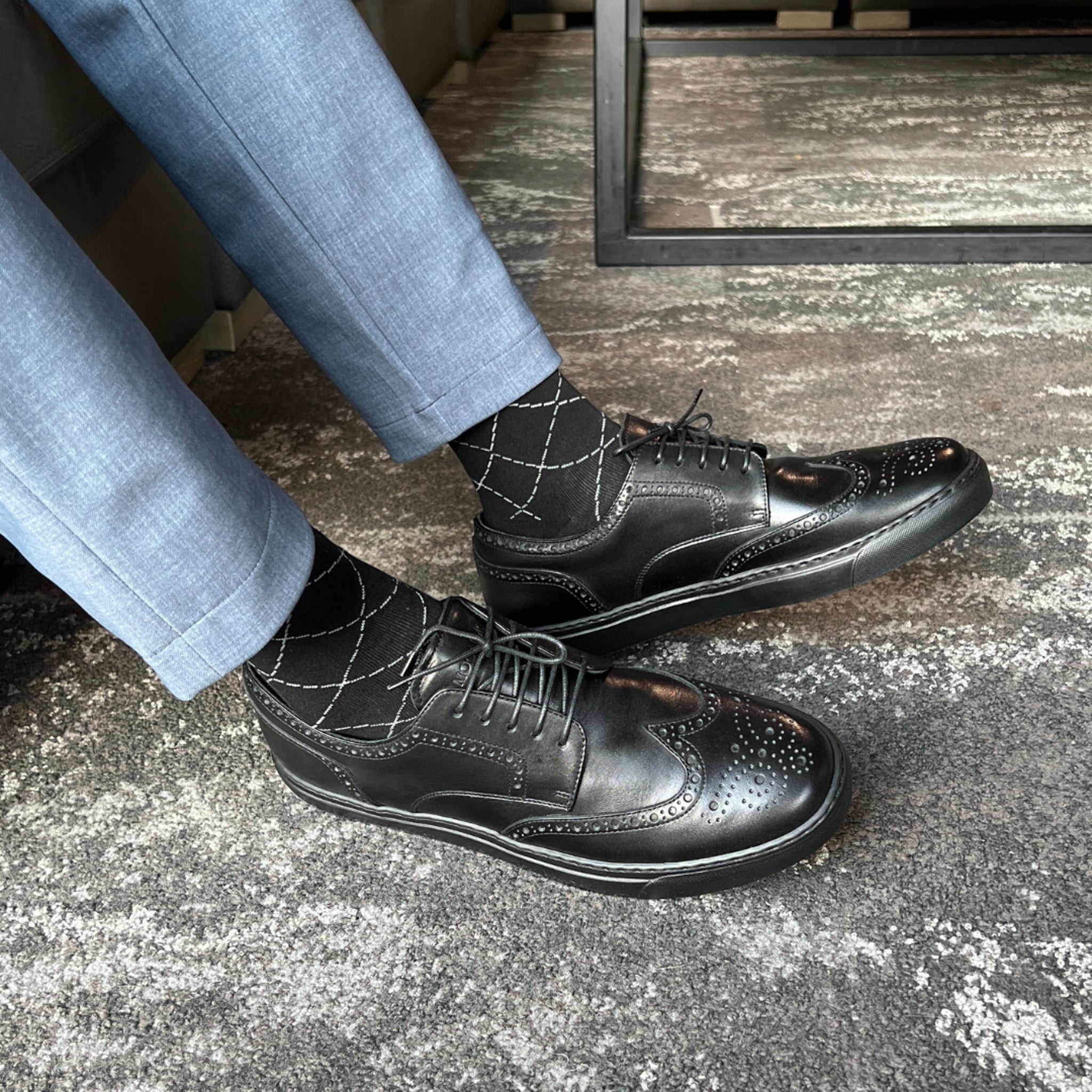 Don Giovanni Black I Men's Dress Sneakers by Mocalmo 11 Don Giovanni Black I Men's Dress Sneakers by Mocalmo 11