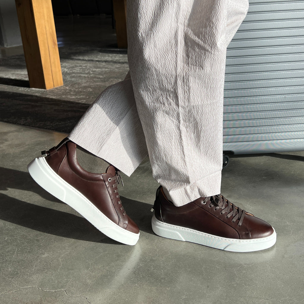 Men's espresso stylish sneaker