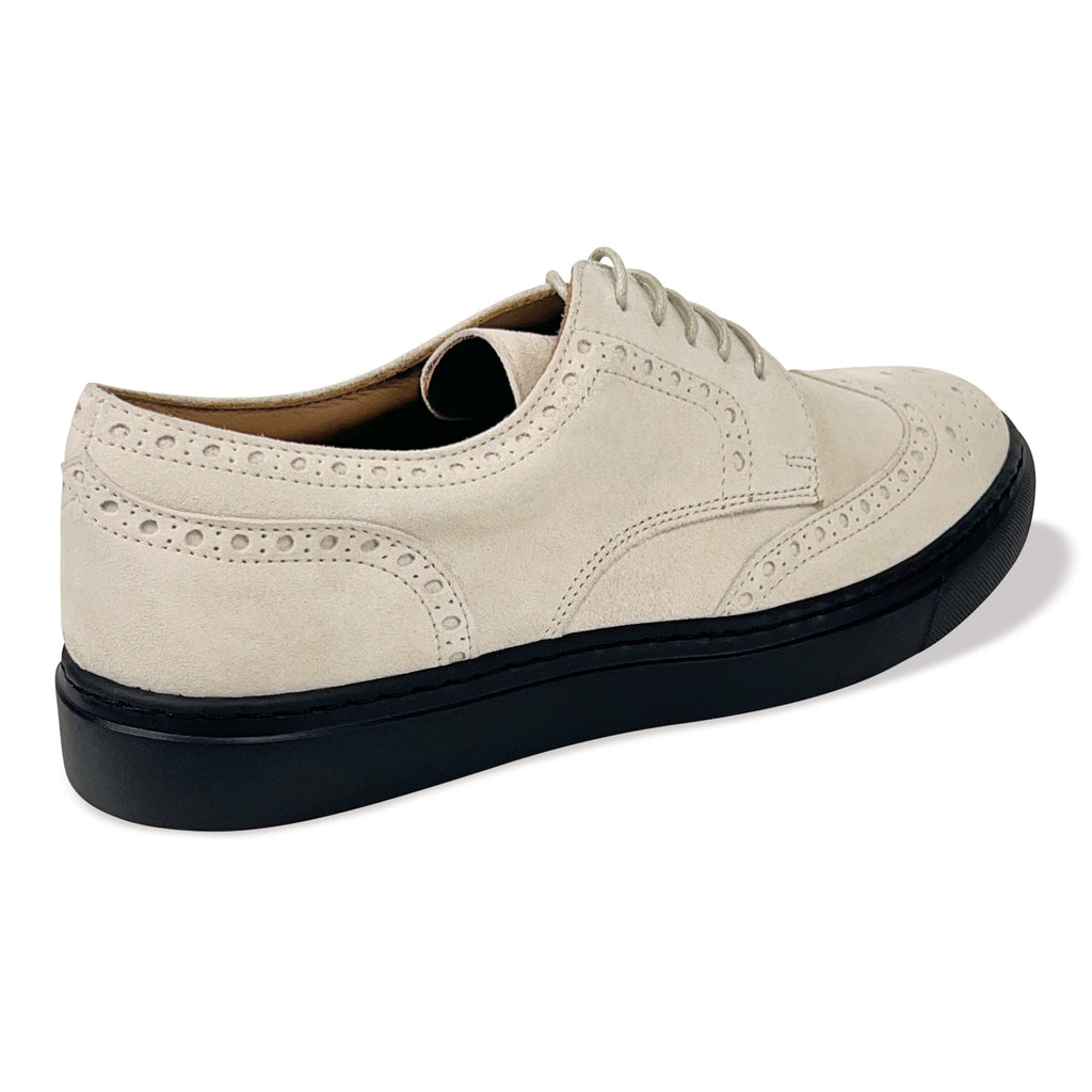 Women's Aida Ivory Wingtip Sneaker_Back View