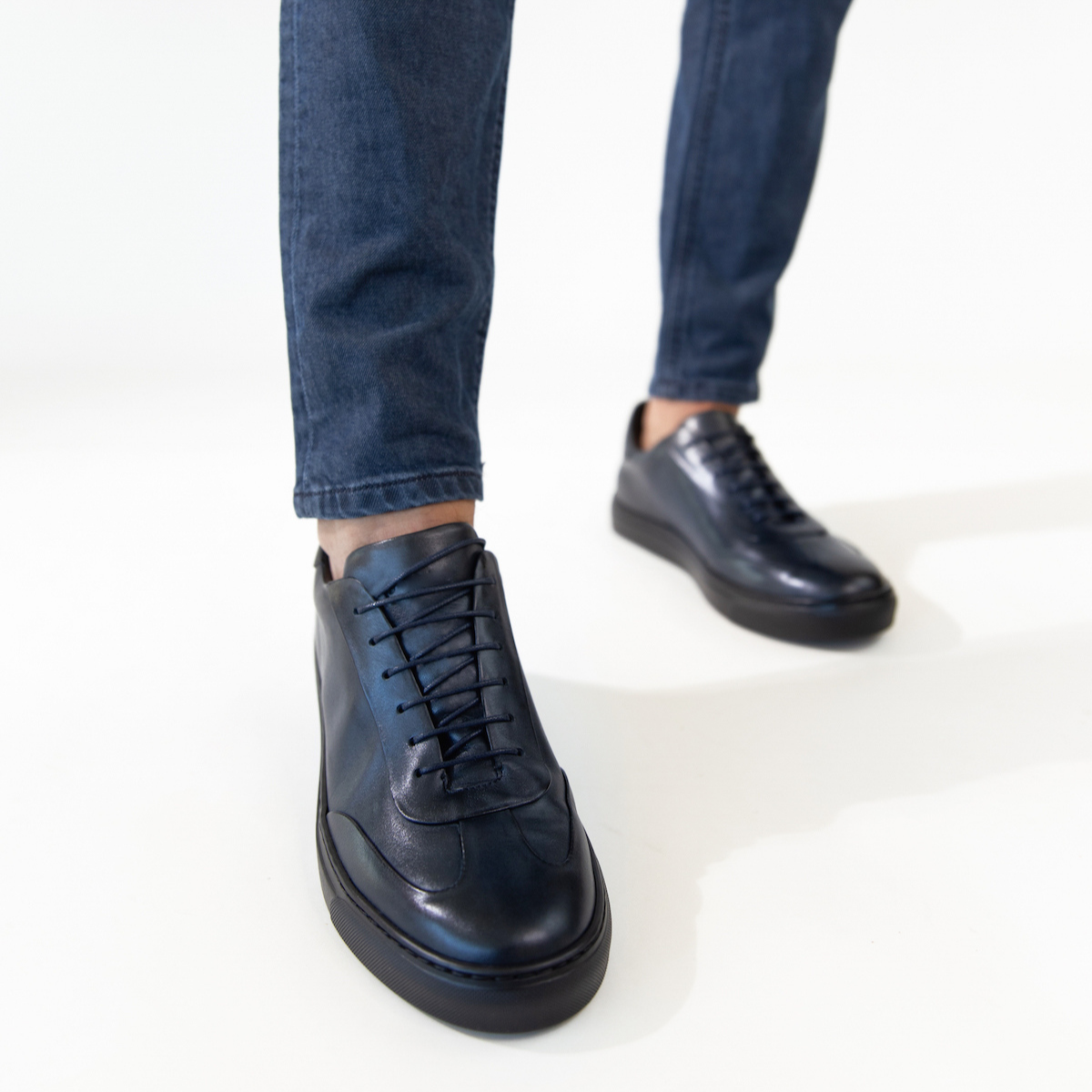 Rigoletto Dark Blue I Men's Dress Sneakers by Mocalmo 8 Rigoletto Dark Blue I Men's Dress Sneakers by Mocalmo 8